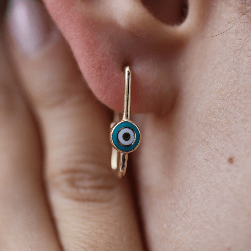 Nazar Boncuk Ataç Küpe