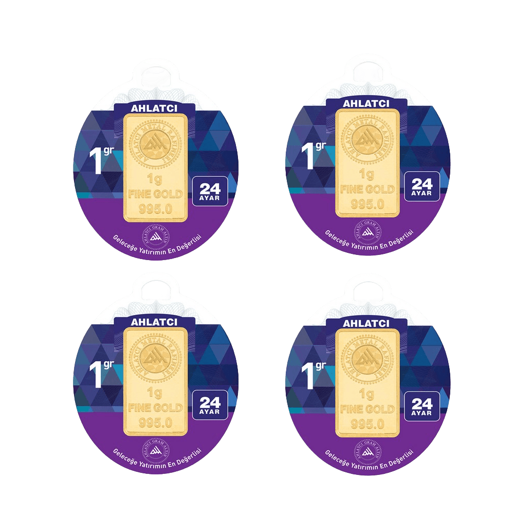 24 Ayar - 4 Gram Külçe Altın
