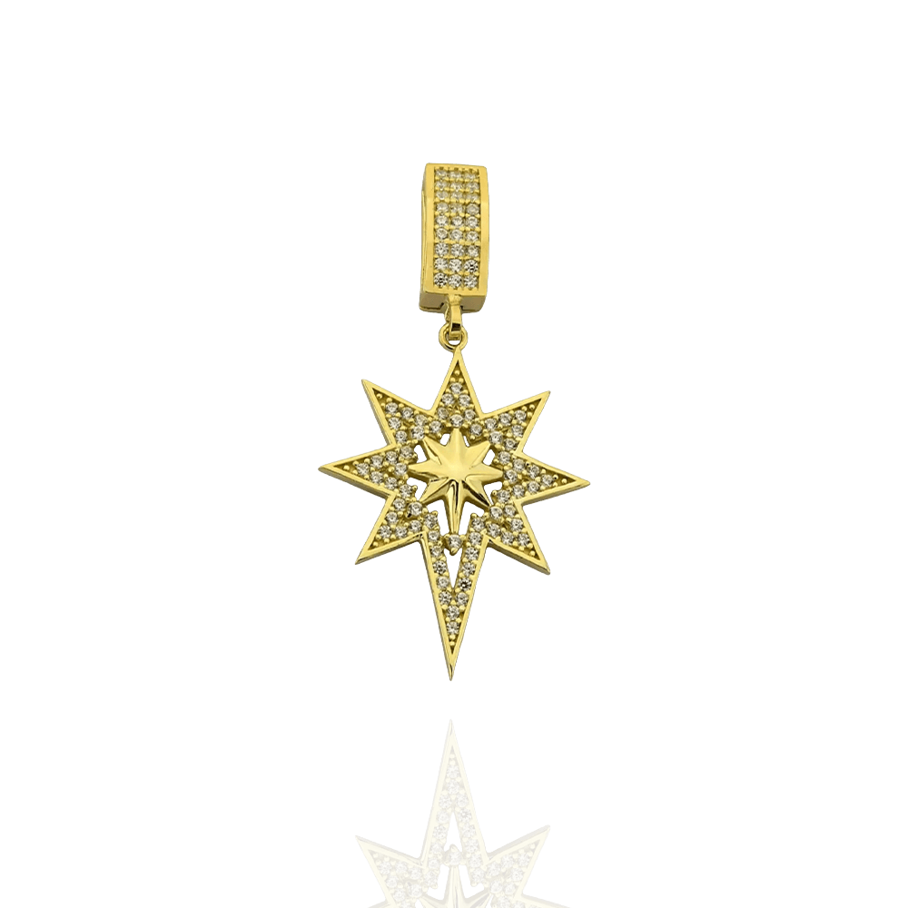 Zirkon Yıldız Kolye Uç