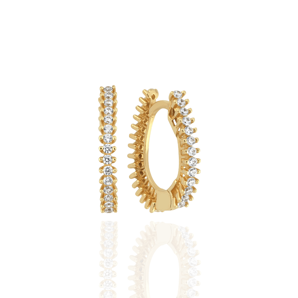 Tırtık Zirkon Küpe